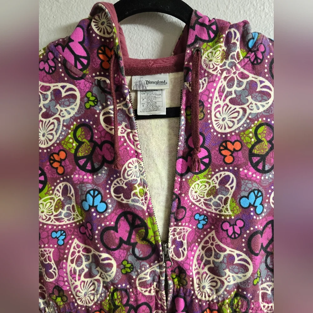 Tie Dye Peace Mickey Disneyland Parks Sweater - Picture 2 of 6